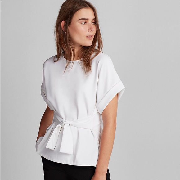 Express Tops - NWT, Express, petite, tie-waist, tee! 